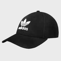 아디다스 트레포일 베이스볼 캡 EC3603, BLACK/WHITE
