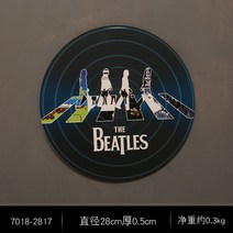 레트로 빈티지 레코드 LP판 벽장식 바 홈 장식품 인테, 비틀즈