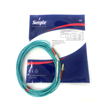 LS전선 국내제작 OM3 LC PC MM멀티 2C 광점퍼코드 10G 아쿠아, 20M
