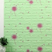 웨인스코팅 몰딩 Wainscot만화 3D 셀프 접착 어린이 벽 스티커 크리에이티브 충돌 방, green+70X77 CM