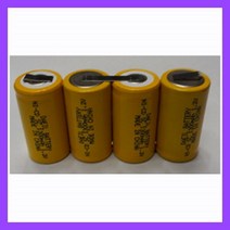 니카드충전지 니카드 1300SC-4N(4.8V 1300mAh)2R+출력선 니카드조립작업, 1개