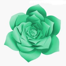 자이언트 플라워 거대 꽃 장식 17 색 30cm 종이 배경 벽 한 장미 diy 웨딩 파티, [06] green