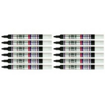 동아 유성매직 둥근촉 12p, 흑색, 1개입