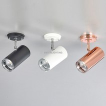 직부 스마트원통 COB조명 10W 20W 회전 각도조절 원형 스포트라이트 LED일체형 파30 주광 전구 주백색 4000K 매장 무대 인테리어조명 엔터라이팅, 흑, 전구(노란색)