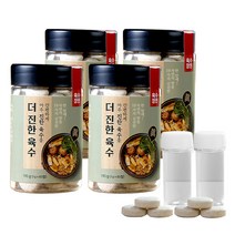 더진한육수 2병 4병 체험분+휴대용기 육수장인 국물내기 조미료 코인 고체육수, 육수4병