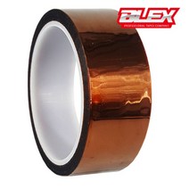 일음쇼핑^^mBLEX Kapton 블렉스 내열 캡톤 테이프 40mm x 33M 절연성 성테이프 공업 산업 고온마스킹일medi^^, ab^^선택없는