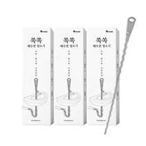 하비비 쏙쏙 배수구 세면대 청소기 뚫어뻥, 3개