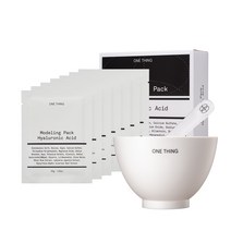 원씽 모델링 팩 30g*7개입 모델링 마스크, 히알루론산(수분), 실리콘볼+스틱