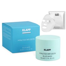독일 클랍 수면팩 히알톡스 인퓨전 블루 마스크 50ml gift 밴디지 3장, 히알톡스 인퓨전 블루 마스크 50ml 밴디지 3장
