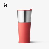 JVR 베이직 텀블러 450ml 스테인리스텀블러 당일발송, 코랄