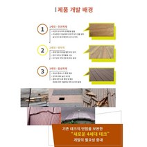 야외데크 합성데크 합성수지 합성목재 플라스틱데크 WPC 25X150X2400 앙면 솔리드 야외 데크 나뭇결 목공 초콜릿 탐방로 산책로 공원 조경 울타리 건축외부마감 보행로, 노랑