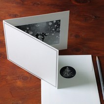 4x6 양면액자 (가로형), 네이비, 네이비