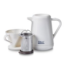 오슬로 보온보냉 커피 드리퍼 620ml, 아이카페드립퍼-화이트