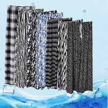 사수바리 1+1 여자여름 쿨바지 밴딩 와이드팬츠 통바지 쿨팬츠 찰랑찰랑 세상편한 바지