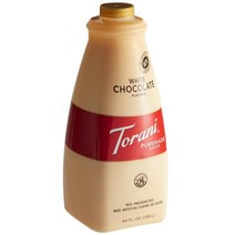 토라니 퓨어메이드 화이트 초콜릿/초코 소스 시럽 1.89L Torani Puremade Sauce White Chocolate Flavor, 1개