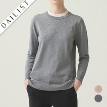올리비아로렌 [데일리스트] 가을 여성 배색 레이어드 베이직 니트 MDBBLXF81 401194