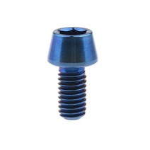 M6 10mm - 40mm 티타늄 알렌 키 테이퍼 헤드 볼트 자전거 헤드셋 브레이크 나사 스크류, Blue, 16mm