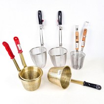 우동 조리기 6종 건지기 국수 면 파스타 스파게티 스텐 건지게 뜰채 나무 핸들 채망, 6.일제 원통형 우동 조리기, 소