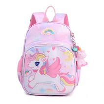 신학기 책가방 위한 유니콘 배낭 만화 핑크 공주 학교 가방 유치원 Mochila Escolar
