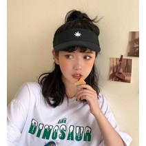 깔끔한 자수 골프모자 여성 여름 썬캡 모자