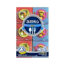 크리넥스 2겹 홈냅킨, 혼합색상, 18개, 120매