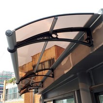 캐노픽스 550 X 6800 테라스썬룸 조립식파고라 이동식 황토방 테라스 접이식어닝 비막이, 블루렉산 검정브라켓 실버 바