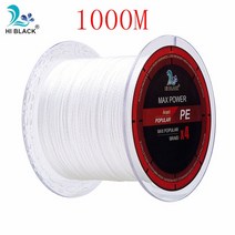 볼링 아대 볼링용품 손목신제품 2019 M 300M 500M 4 가닥 8-80LB 꼰 낚싯줄 PE 다목적 브레이드 라인 와이, 11 White 1000M_08 27LB 0.22MM