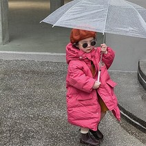 몽실이 오버핏 오리털 패딩 코트 다운 점퍼 겨울 아우터 아동