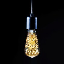 LED에디슨 눈꽃전구 디자인램프 인테리어LED전구, LED에디슨 눈꽃 ST64 1.8W