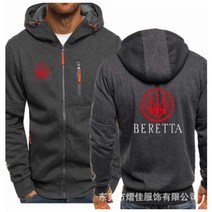 품질 베레타 남성 지퍼 까마귀 옷 양털 라이딩 자켓 스웨터 코트 후드, 없음