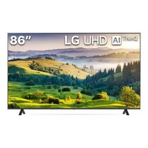 LG전자 86인치 86UQ8000 시리즈 LED 4K UHD 스마트 webOS22 ThinQ AI TV 미사용 리퍼비시, 지방권 벽걸이