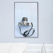 [바보사랑] 컬러풀감성_카메라_중형메탈액자, 프레임/타입:올리브/3타입_핑크