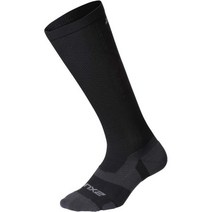 2XU 벡터 전장 양말, Black/Titanium, 12.5-14
