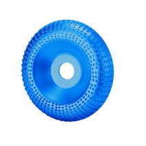 무선 광택기 자동차 연마기 차량 폴리셔 샌딩기 앵글 그라인더 휠 4 인치 목재 쉐이핑, 4.BLUE