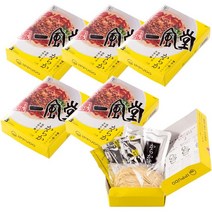잇푸도 돈코츠 미소 라멘 일본 이치푸도 까꿍 1끼×6박스 유명 맛집 라면 세트, 상품선택, 상품선택