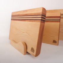 스트라이프 메이플 원목 나무도마 주방용 가정용 도마 2종, M(400x240x40), 선택안함, 선택안함