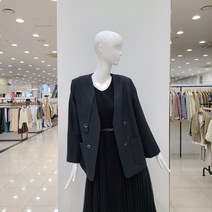 지컷 지컷 노카라 자켓 721131020573