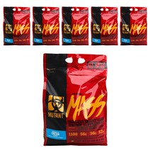 뮤턴트 더 오리지널 매스 쿠키 & 크림 맛, 6개, 6.8kg