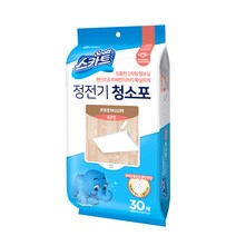 스카트 정전기청소포 프리미엄 표준형 30매, 1개