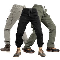 바이크바지 조거팬츠 라이딩진 오토바이 청바지 라이더 CE보호대 삽입, L(32), XD-007 블랙