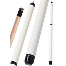 Collapsar 헤비 히터 점프 브레이크 풀 큐 3피스 14mm 페놀 팁 21/23온스 당구 스틱 460591, 21 Ounce_White, White_21 Ounce