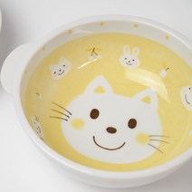 귀요미 시리얼볼 고양이 토끼