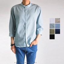 [올진] ID7107 린넨 남성 7부셔츠