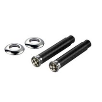 자동차 스타일링 도어 잠금 핀 손잡이 커버 케이스 스티커 장식 미니 쿠퍼 S 클럽맨 R55 R56 R60 R61 F54 F55 F56 F60 액세서리, Checkered 2X Carbon