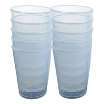 과학수업 액체계량 50ml 눈금용기 10개 학습완구 소품 실험도구 비이커