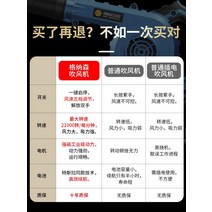 집진기 미세먼지 소형 용 이동식집진기 미국 충전식 헤어 드라이어 고전력 리튬 이온 송풍기 컴퓨터 먼지 흡입 가정용, [09] 【1】