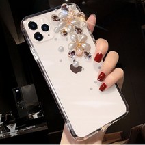 피치베 갤럭시A52S A42 5G 점프 A32 LTE A125 A10 진2 A30 A40 A50 J250 J4플러스 사이드펄모란 투명하드젤리 데코덴 주문 제작 핸드폰 휴대폰 케이스
