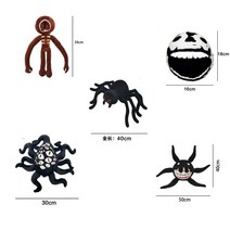 도어즈인형 레인보우 프렌즈 플러시 문 플러시 장난감 10 개/세트 플러시 공포 애니메이션 피규어 완구 소프트 크리스마스 할로윈 선물, 5pcs