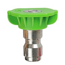 무선고압세척기 세차압축분무기 250 BAR 스노우 폼 랜스 스프레이 노즐 팁 1 개 060 도 워시 건 자동차 와셔 교체, 2.1pc Green