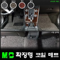 벤츠 CLS 250 (2011~2017년형) 확장형 코일매트 -20mm두께[4인승], 코일선택ㅡ레드, 1열(운전+조수)+2열